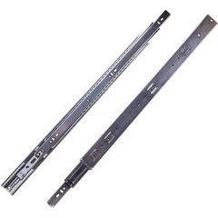 20 Inch Soft Close Full Extension Ball Bearing Side Mount Drawer Slide - Cadmium 20 Inch Soft Close Full Extension Ball Bearing Side Mount Drawer Slide - Cadmium