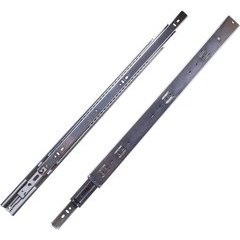 22 Inch Soft Close Full Extension Ball Bearing Side Mount Drawer Slide - Cadmium 22 Inch Soft Close Full Extension Ball Bearing Side Mount Drawer Slide - Cadmium