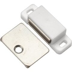 1-7/16 Inch Super Magnetic Catch - White 1-7/16 Inch Super Magnetic Catch - White