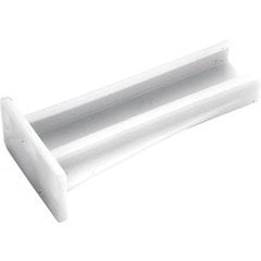 Bottom Mount Euro Drawer Slide Bracket - White Bottom Mount Euro Drawer Slide Bracket - White
