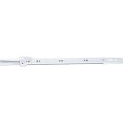 22 Inch Side Mount Euro Drawer Slide - White 22 Inch Side Mount Euro Drawer Slide - White