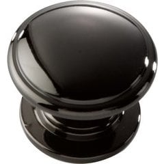 Williamsburg 1-1/4 Inch Length, 1 Inch Width Black Nickel Cabinet Knob Williamsburg 1-1/4 Inch Length, 1 Inch Width Black Nickel Cabinet Knob