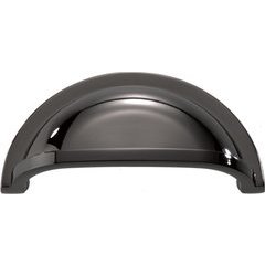 Williamsburg 3 Inch Center to Center Cup Black Nickel Cabinet Pull Williamsburg 3 Inch Center to Center Cup Black Nickel Cabinet Pull