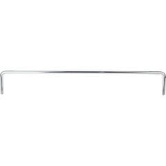 12-1/4 Inch Metal Shelf Rail - Polished Chrome 12-1/4 Inch Metal Shelf Rail - Polished Chrome