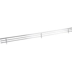 17 Inch Shoe Fence for Shelving - Polished Chrome 17 Inch Shoe Fence for Shelving - Polished Chrome