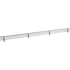 29 Inch Wire Shoe fences for Shelving - Satin Nickel 29 Inch Wire Shoe fences for Shelving - Satin Nickel