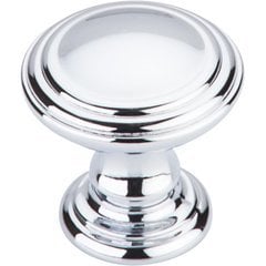 Reeded Knob 1 1/4" Dia Polished Chrome Reeded Knob 1 1/4" Dia Polished Chrome