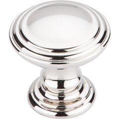 Reeded Knob 1 1/4" Dia Polished Nickel Reeded Knob 1 1/4" Dia Polished Nickel