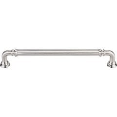 Reeded Pull 7 inch Center to Center Brushed Satin Nickel Reeded Pull 7 inch Center to Center Brushed Satin Nickel