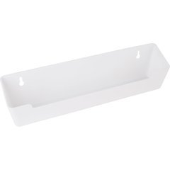 11-11/16 Inch Plastic Tipout Replacement Tray - White 11-11/16 Inch Plastic Tipout Replacement Tray - White