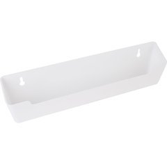 Shallow 11-11/16 Inch Plastic Tipout Replacement Tray - White Shallow 11-11/16 Inch Plastic Tipout Replacement Tray - White