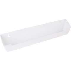 14-13/16 Inch Plastic Tipout Replacement Tray - White 14-13/16 Inch Plastic Tipout Replacement Tray - White