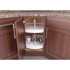 V Susan 18 inch Full Round Lazy Susan 2 Tray V Susan 18 inch Full Round Lazy Susan 2 Tray