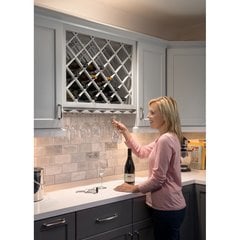 24 x 30 Inch Beveled Wine Lattice Rack in Alder 24 x 30 Inch Beveled Wine Lattice Rack in Alder