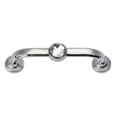Legacy Crystal 3 Inch Center to Center Polished Chrome Cabinet Pull Legacy Crystal 3 Inch Center to Center Polished Chrome Cabinet Pull