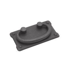 Old Mission Bail Pull 1-1/2 inch Center to Center Black Mist Antique Old Mission Bail Pull 1-1/2 inch Center to Center Black Mist Antique