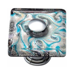 Glass 1-1/2 Inch Diameter Polished Chrome Cabinet Knob Glass 1-1/2 Inch Diameter Polished Chrome Cabinet Knob