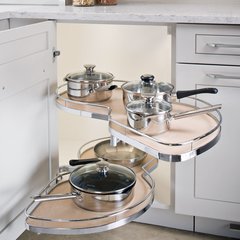 LeMans II Arena 45 Blind Corner Set RH - Chrome/Maple LeMans II Arena 45 Blind Corner Set RH - Chrome/Maple
