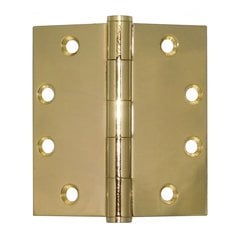 Mort. Heavy Ball Bearing Hinge 4-1/2 inch x 4-1/2 inch Bright Brass Mort. Heavy Ball Bearing Hinge 4-1/2 inch x 4-1/2 inch Bright Brass
