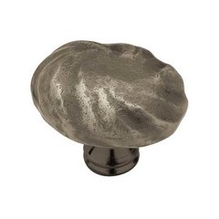 Rustique 1-5/8 Inch Diameter Antique Pewter Cabinet Knob Rustique 1-5/8 Inch Diameter Antique Pewter Cabinet Knob