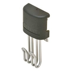 Omni Track Bracket For Wire Baskets Matte Aluminum & Black Omni Track Bracket For Wire Baskets Matte Aluminum & Black