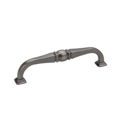 Katharine 5-1/16 Inch Center to Center Brushed Pewter Cabinet Pull Katharine 5-1/16 Inch Center to Center Brushed Pewter Cabinet Pull