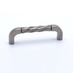 Rhapsody 3-3/4 Inch Center to Center Weathered Nickel Cabinet Pull Rhapsody 3-3/4 Inch Center to Center Weathered Nickel Cabinet Pull