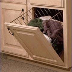 Tilt-Out Hamper 13-1/2"W- White Tilt-Out Hamper 13-1/2"W- White