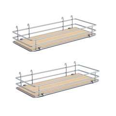 DSA Two Basket Set 9 inch Wide - Silver/Maple DSA Two Basket Set 9 inch Wide - Silver/Maple