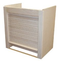 24" Euro Straight Appliance Garage - White 24" Euro Straight Appliance Garage - White