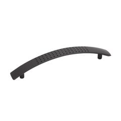 Metropolis 5-1/16 Inch Center to Center Matte Black Cabinet Pull Metropolis 5-1/16 Inch Center to Center Matte Black Cabinet Pull