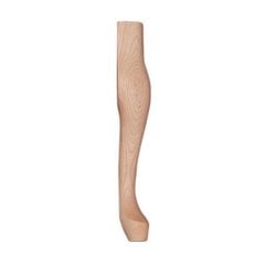 Queen Anne Style Leg 15" H-Oak Queen Anne Style Leg 15" H-Oak