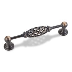 Tuscany 5-1/16 Inch Center to Center Antique Brushed Satin Brass Cabinet Pull Tuscany 5-1/16 Inch Center to Center Antique Brushed Satin Brass Cabinet Pull