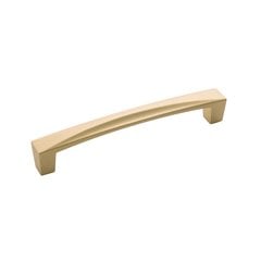 Crest Pull 5-1/16" C/C Flat Ultra Brass Crest Pull 5-1/16" C/C Flat Ultra Brass