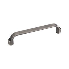 Brenton 5-1/16 Inch Center to Center Brushed Pewter Cabinet Pull Brenton 5-1/16 Inch Center to Center Brushed Pewter Cabinet Pull