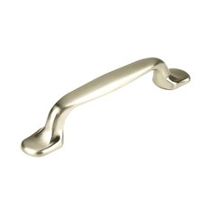 Lisbon 3-3/4 Inch Center to Center Satin Nickel Cabinet Pull Lisbon 3-3/4 Inch Center to Center Satin Nickel Cabinet Pull