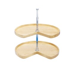 4WLS 2 Shelf Kidney 28" Wood 4WLS 2 Shelf Kidney 28" Wood