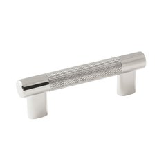 Esquire 3 Inch Center to Center Polished Nickel/Gunmetal Cabinet Pull Esquire 3 Inch Center to Center Polished Nickel/Gunmetal Cabinet Pull