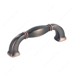Heritage 4 Inch Center to Center Brushed Oil-Rubbed Bronze Cabinet Pull Heritage 4 Inch Center to Center Brushed Oil-Rubbed Bronze Cabinet Pull