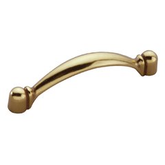 Conquest 3 Inch Center to Center Lustre Brass Cabinet Pull Conquest 3 Inch Center to Center Lustre Brass Cabinet Pull
