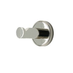 Single Garment Hook Polished Nickel Single Garment Hook Polished Nickel