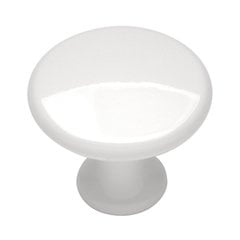 Conquest 1-1/8 Inch Diameter White Cabinet Knob Conquest 1-1/8 Inch Diameter White Cabinet Knob