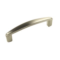 Hawthorne 3-3/4 Inch Center to Center Dull Satin Nickel Cabinet Pull Hawthorne 3-3/4 Inch Center to Center Dull Satin Nickel Cabinet Pull