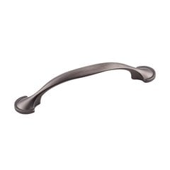 Watervale Pull 3-3/4 inch Center to Center Brushed Pewter Watervale Pull 3-3/4 inch Center to Center Brushed Pewter
