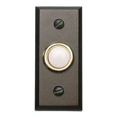 Mission Lighted Doorbell Button Aged Bronze Mission Lighted Doorbell Button Aged Bronze