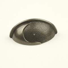 Dynasty 3 Inch Center to Center Antique Pewter Cabinet Cup Pull Dynasty 3 Inch Center to Center Antique Pewter Cabinet Cup Pull