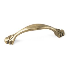 Native Romance 3 Inch Center to Center Light Brass Cabinet Pull Native Romance 3 Inch Center to Center Light Brass Cabinet Pull