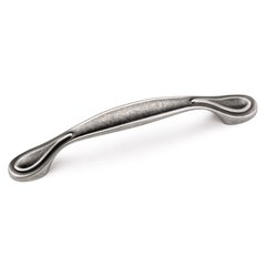 Windsor 3-3/4 Inch Center to Center Antique Pewter Cabinet Pull Windsor 3-3/4 Inch Center to Center Antique Pewter Cabinet Pull