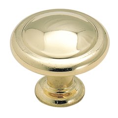 Reflections 1-1/4 Inch Diameter Polished Brass Cabinet Knob Reflections 1-1/4 Inch Diameter Polished Brass Cabinet Knob