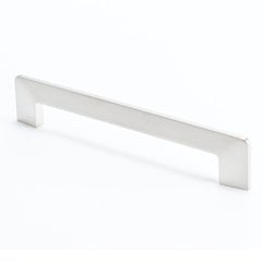 Edge 6-5/16 Inch Center to Center Brushed Nickel Cabinet Pull Edge 6-5/16 Inch Center to Center Brushed Nickel Cabinet Pull